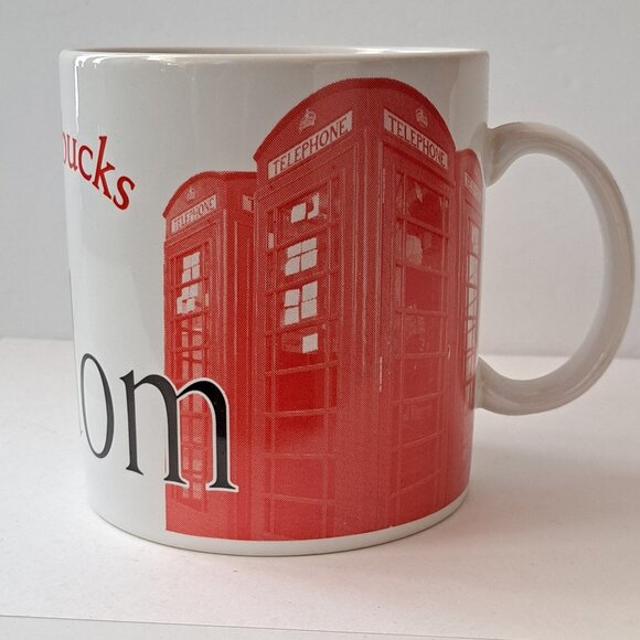 Starbucks United Kingdom 1999 City Mug Collector Series Phone Booth England - Picture 10 of 11